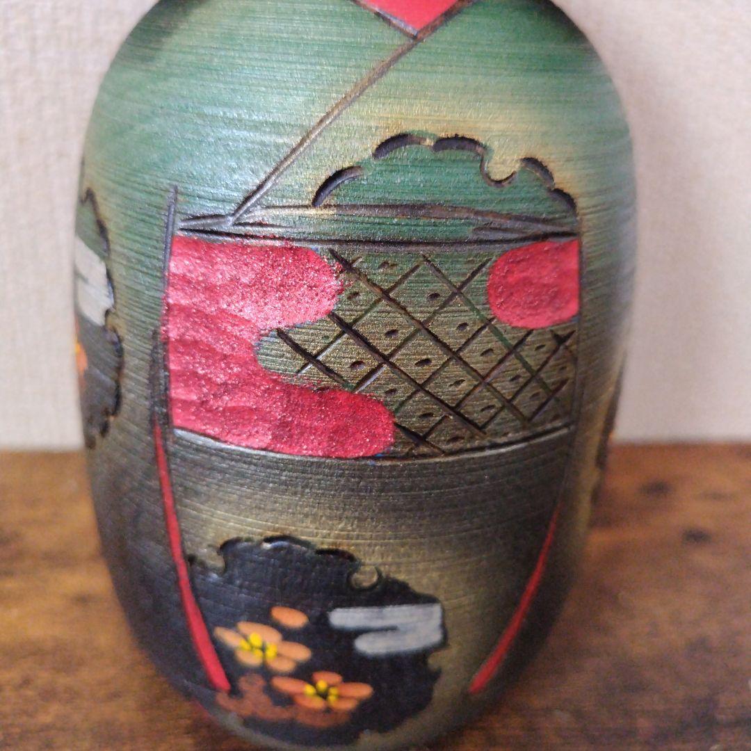 藤川正衛作 創作こけし 「春光」