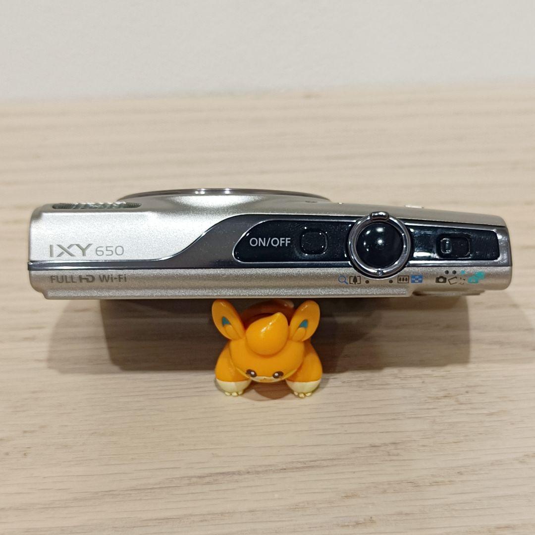 コンパクト 動作確認 Canon IXY 650 Wi-Fi デジカメ シルバー