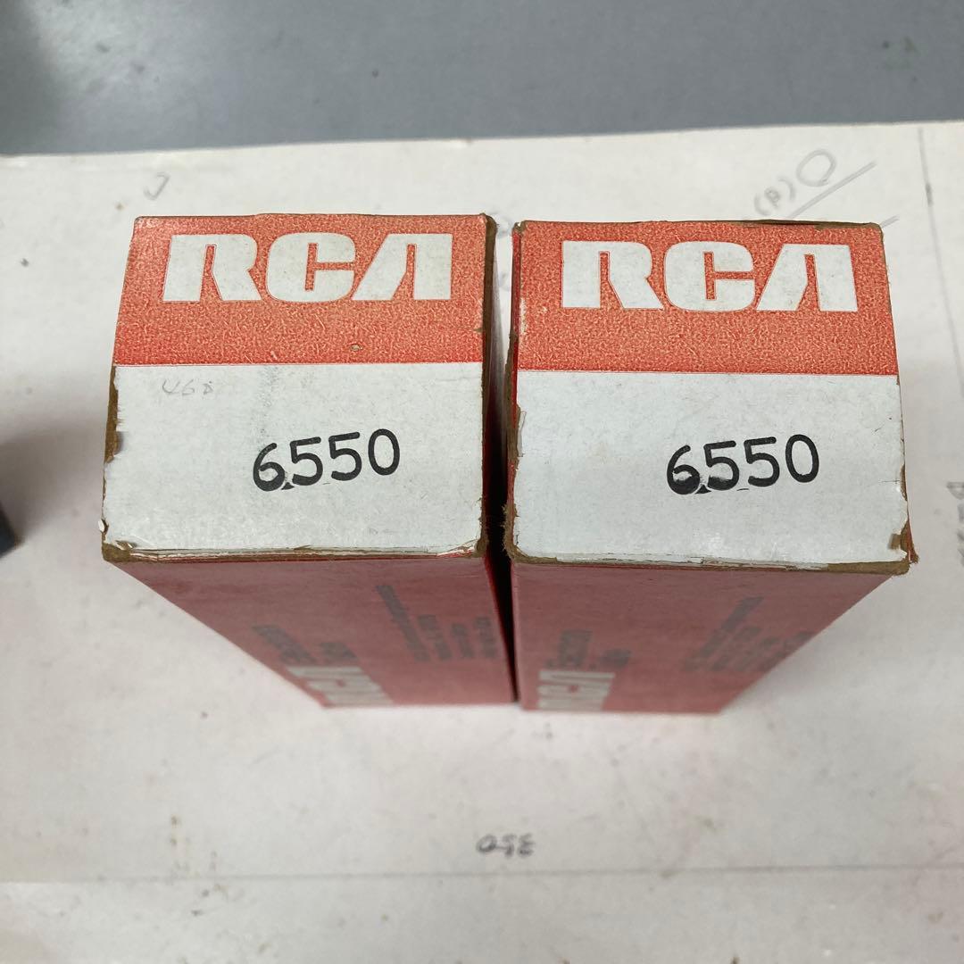 RCA 真空管 2個セット　6550