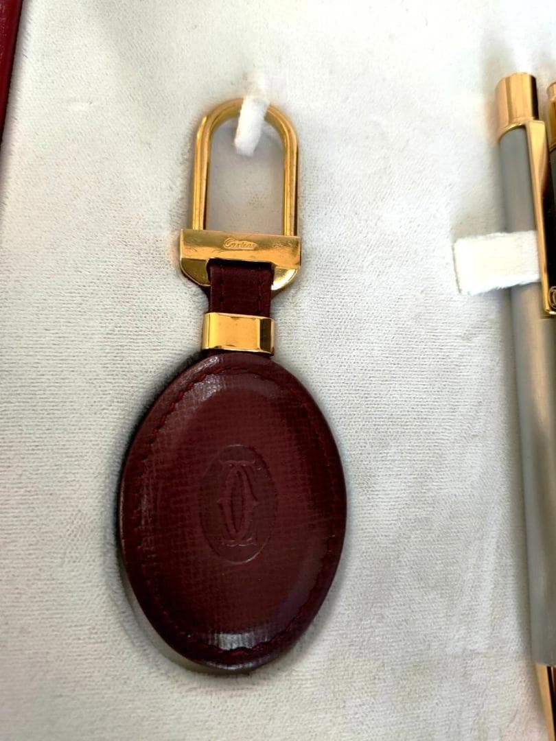 極美品 カルティエ ボールペン シャーペン キーホルダーセット Cartier