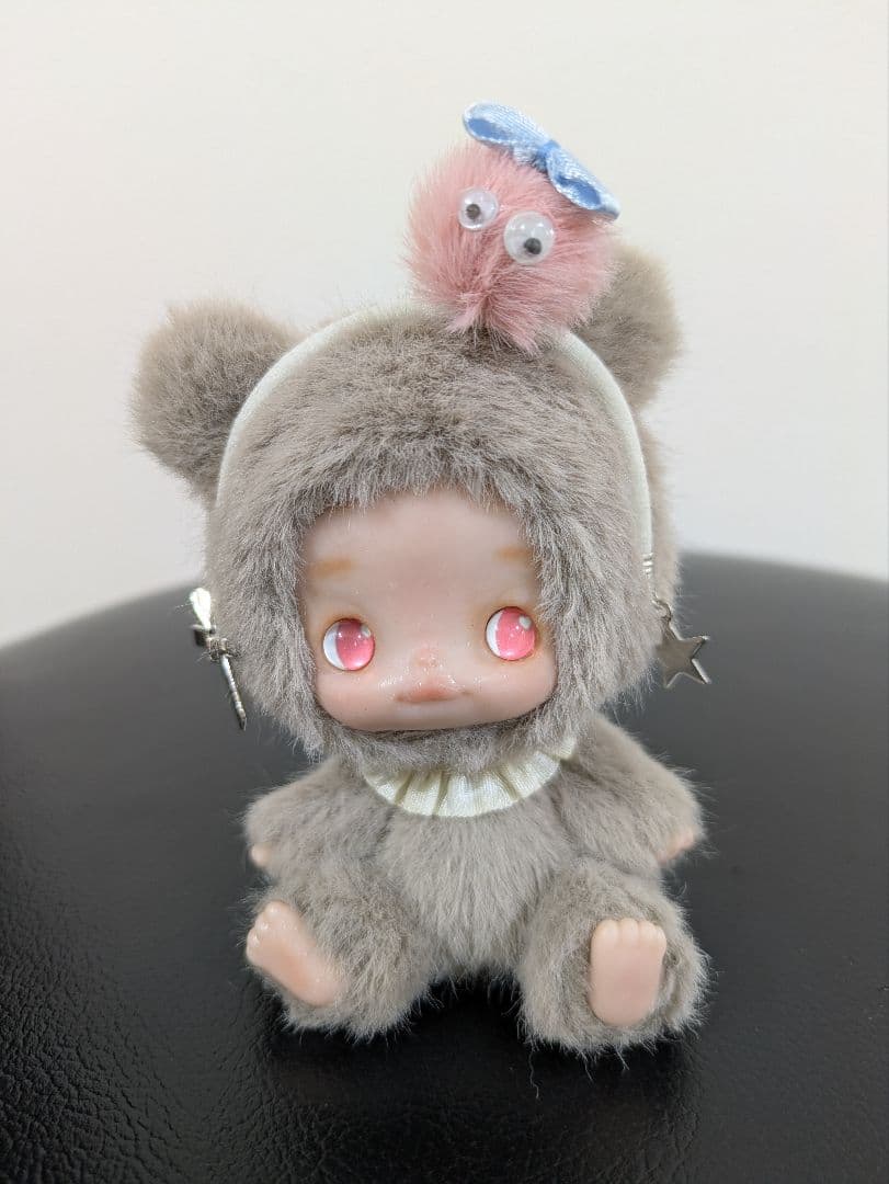 ハンドメイド* ぬいぐるみ*着ぐるみくまさん*粘土ドール