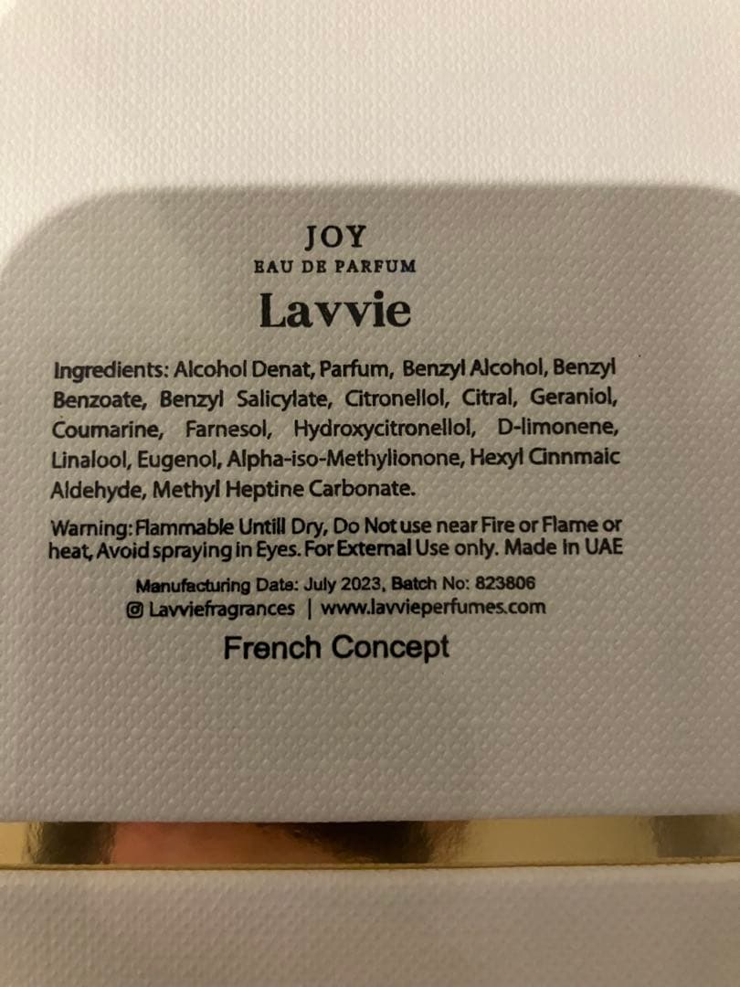 Lavvie joy 香水