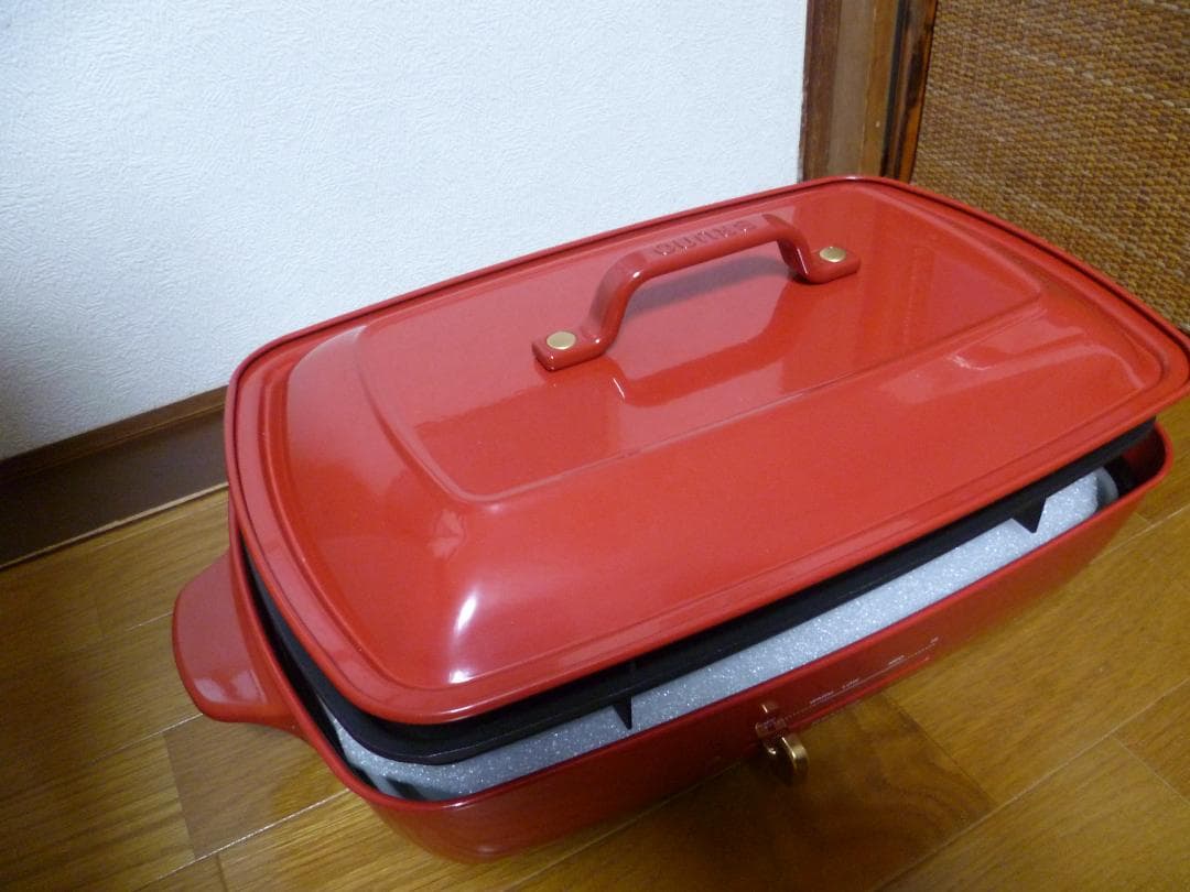 BRUNO ブルーノ ホットプレート グランデサイズ BOE026 レッド