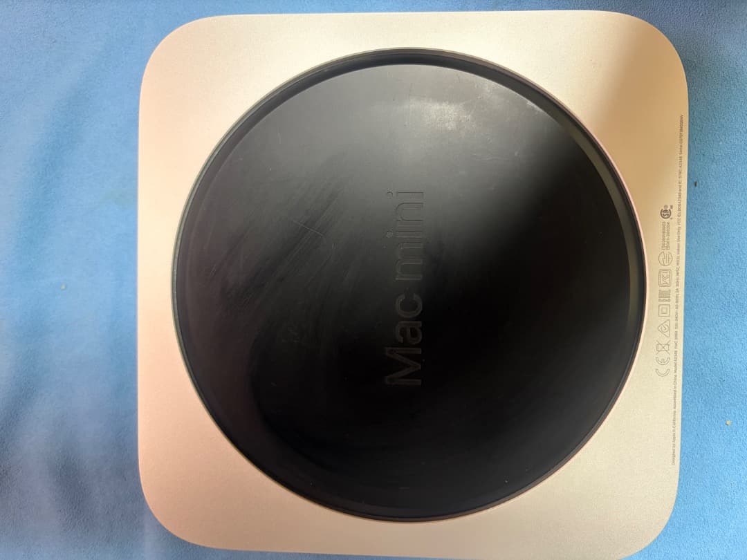2020　Mac mini　M1　メモリ8GB　SSD 256GB