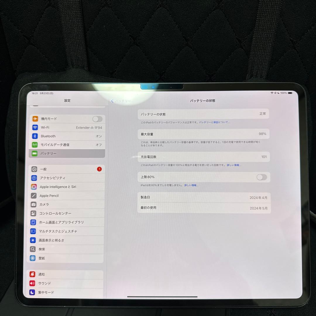 iPad Pro 13インチ M4 256GB cellular ペンつき