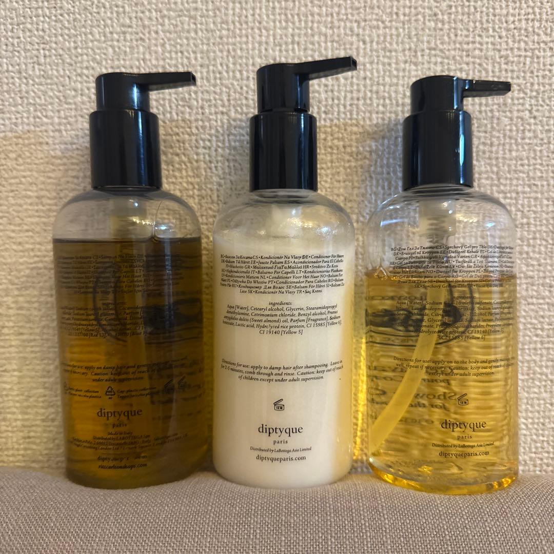 【3本セット】diptyque ディプティック シャンプー コンディショナー