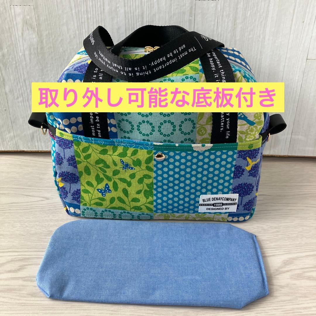 大　ボストンバッグ　エチノ　2way ミニポーチ　鳥