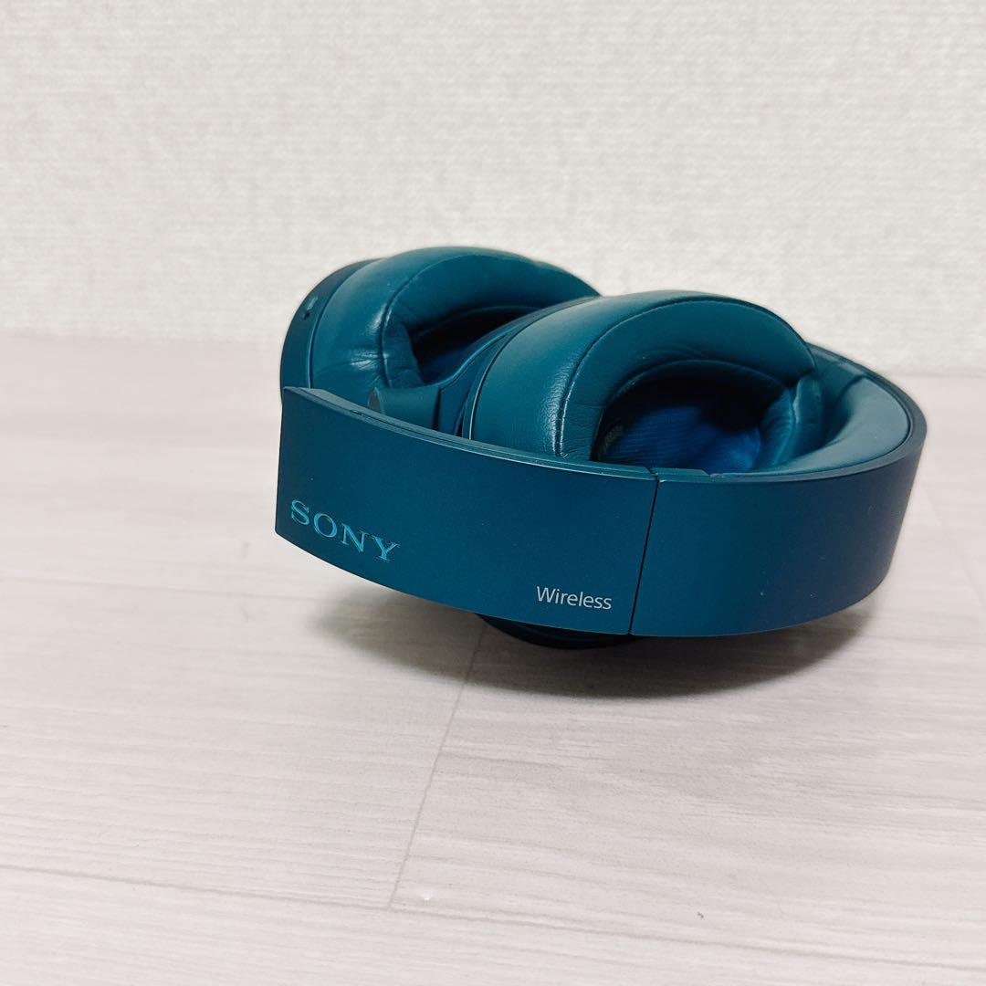 2473【美品】SONY MDR-100ABN ビリジアンブルー