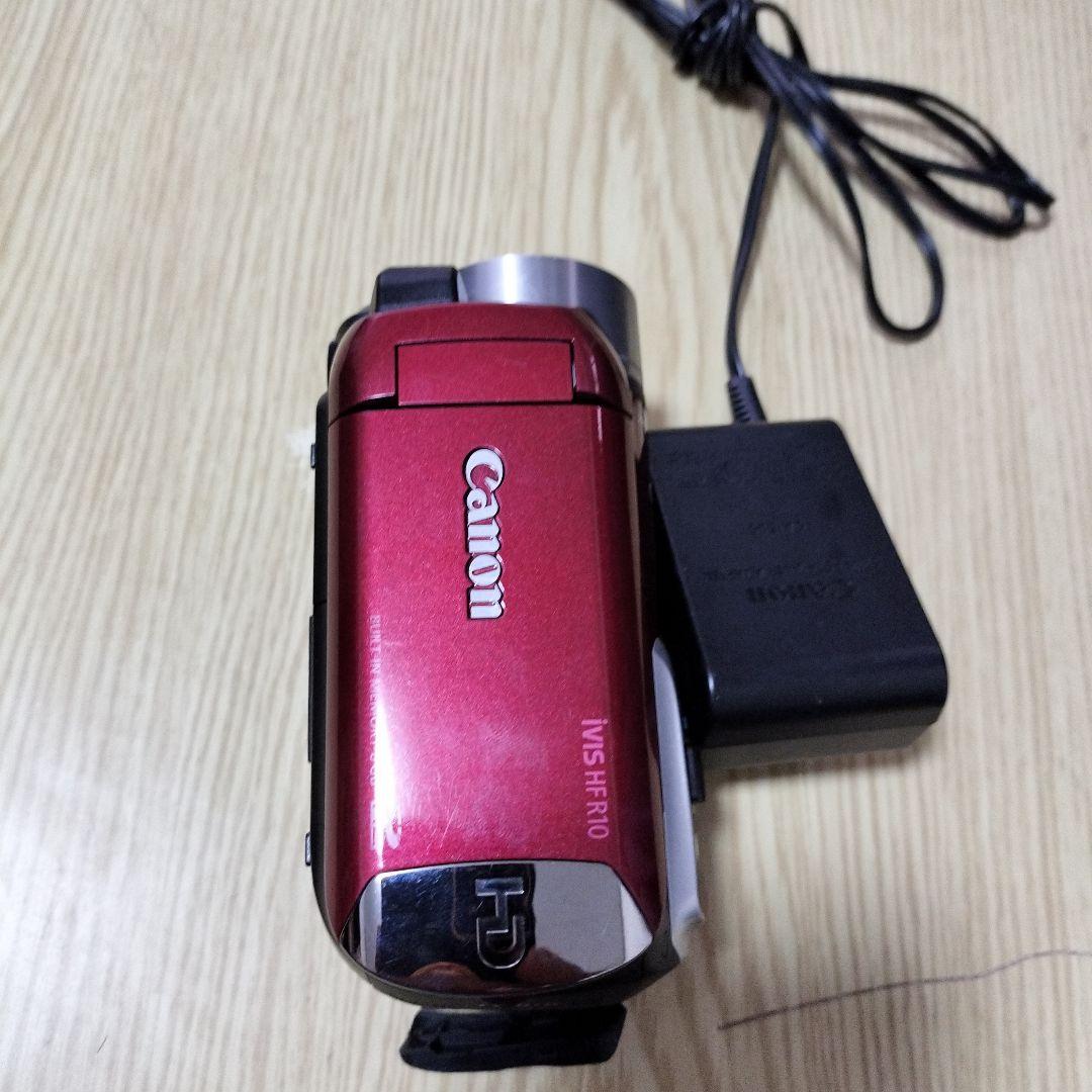 Canon HD CMOS ビデオカメラ 20倍光学ズーム レッド