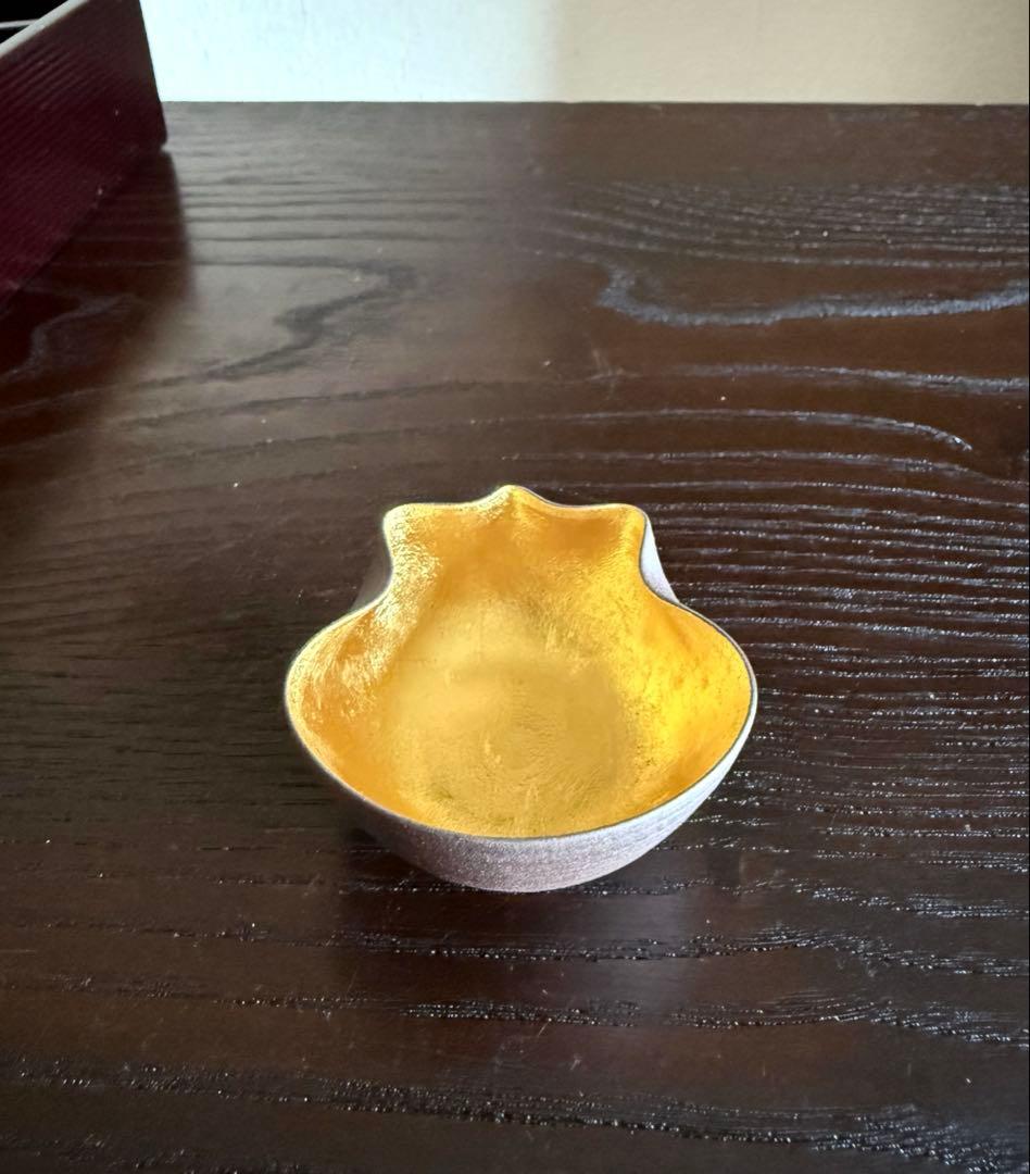 南蛮焼 酒盃揃 南蛮 金箔 瓢型 瓢箪 酒器 盃 たち吉