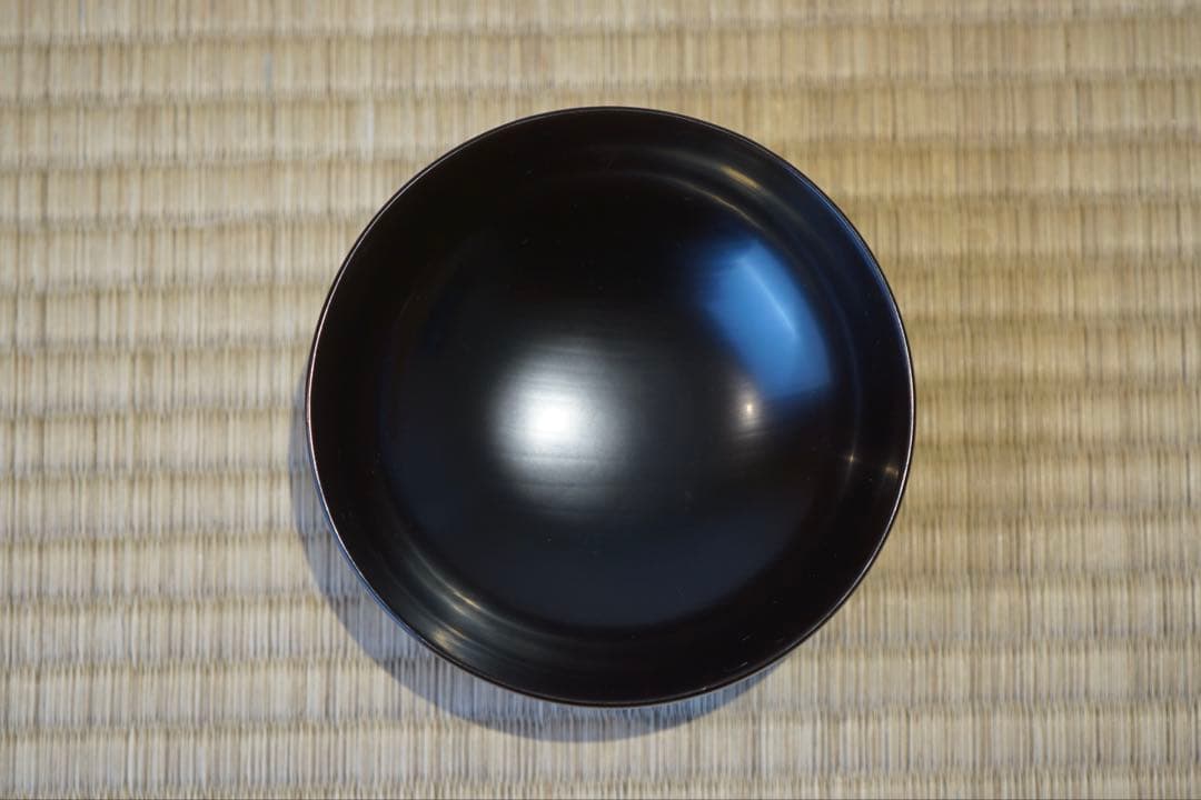 桜花唐草蒔絵 部分梨地 黒漆 吸物椀 2客/ 輪島塗 木製漆器 茶懐石