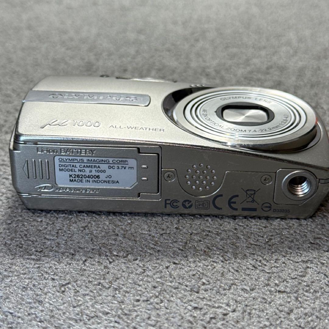 ☆動作OK OLYMPUS μ1000 バッテリー充電器付き