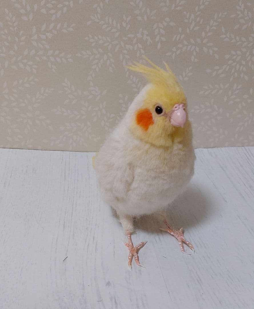 羊毛フェルト　オカメインコ