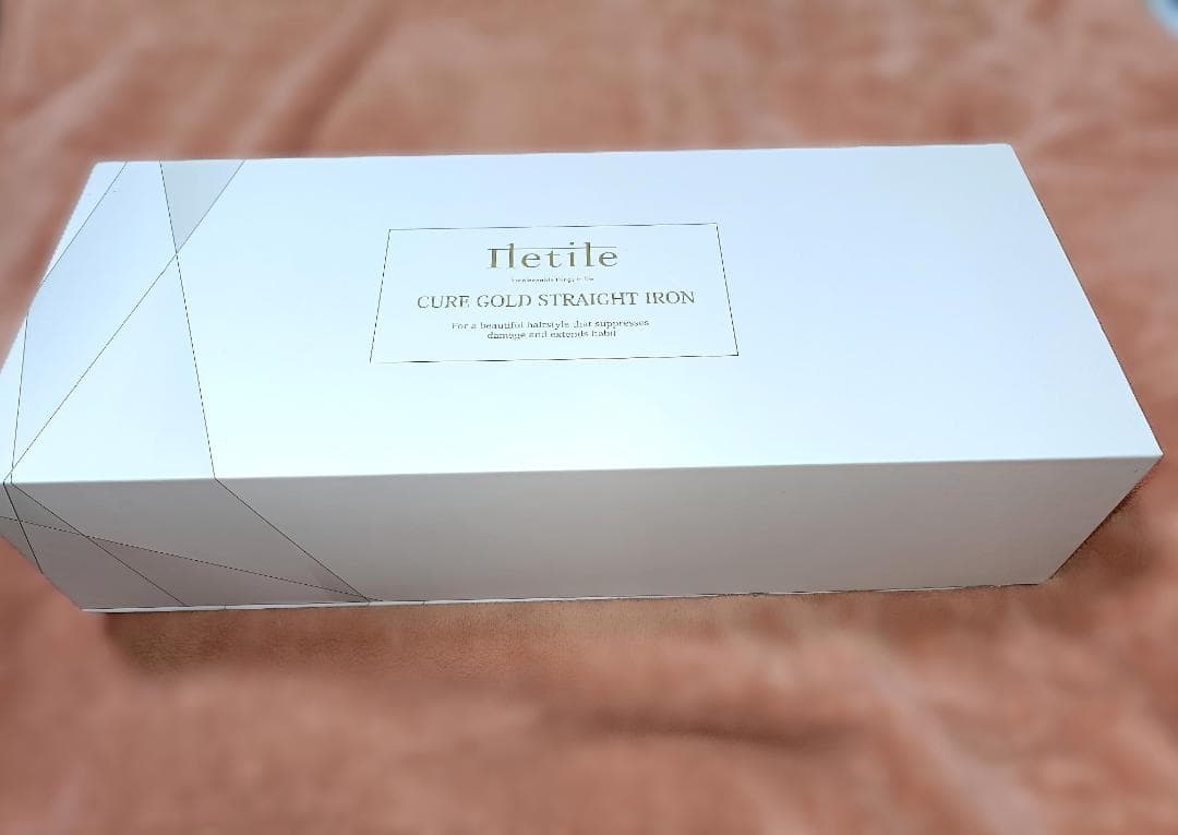 ⭕新品【ストレートアイロン パールホワイト／ Iletile]