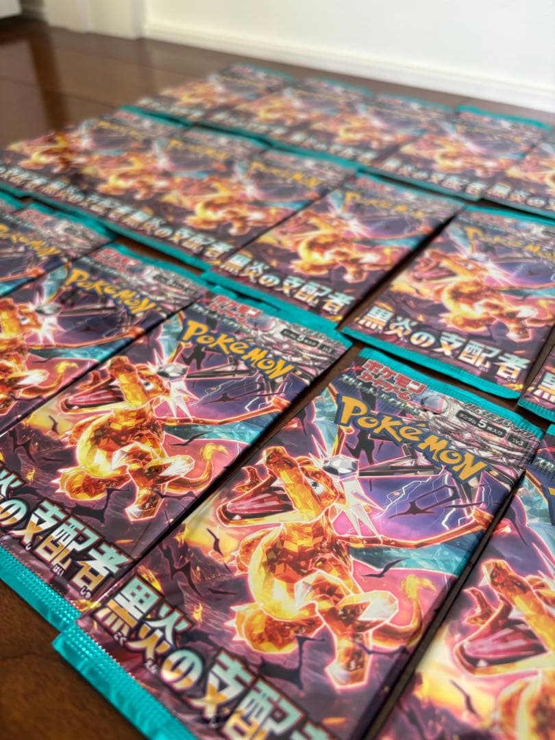ポケモンカードゲーム　黒煙の支配者　バラ33パック 新品未開封　⚠️訳あり