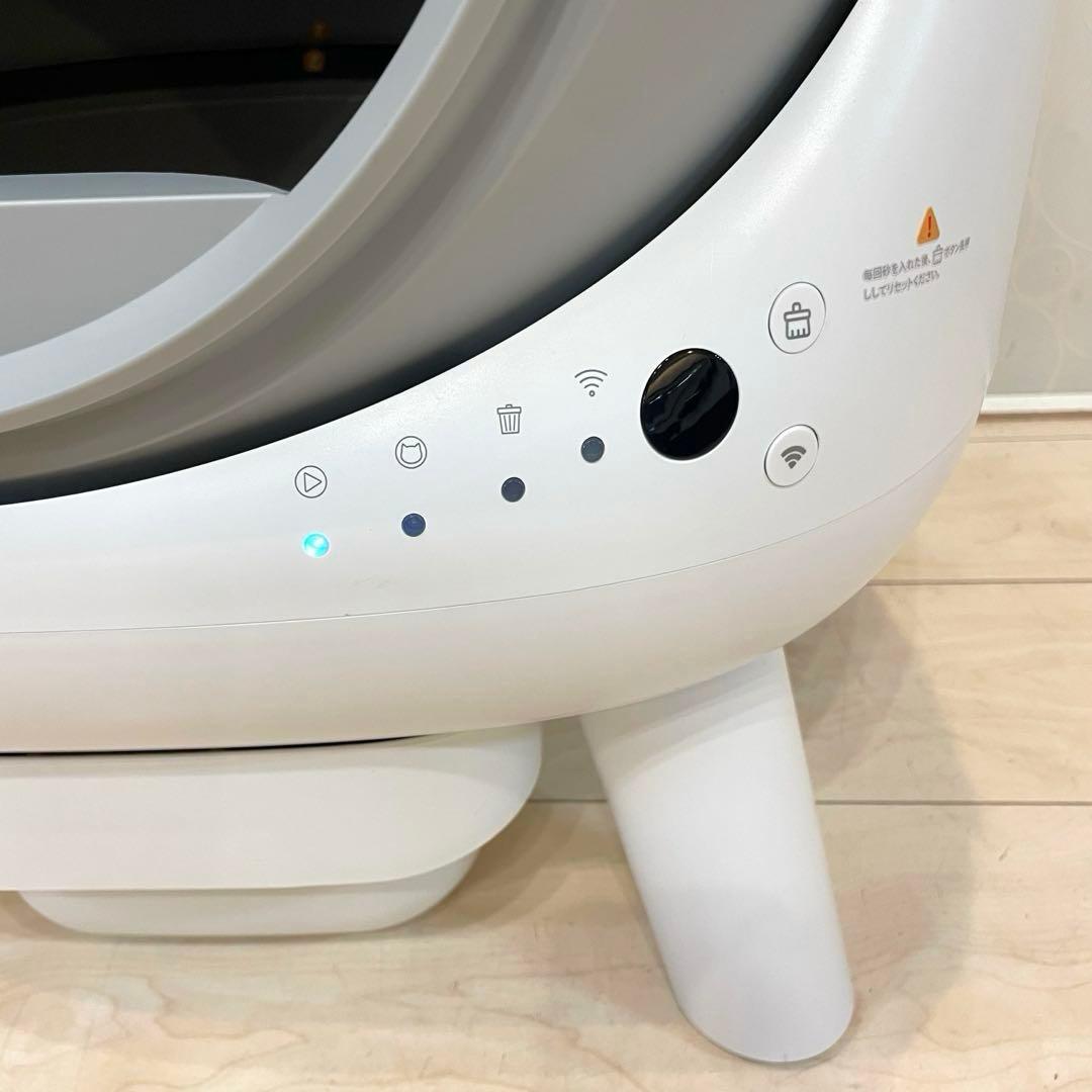 【美品】全自動猫トイレ 自動清掃 スマート猫トイレ WiFi対応 動作確認済み