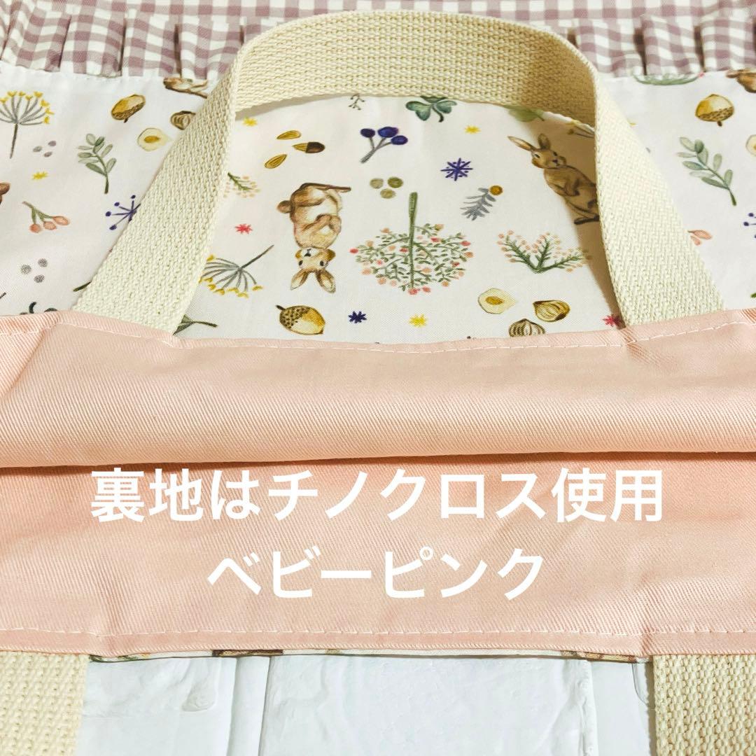 レッスンバックシューズケース体操着袋 入園入学グッズセット ラビット女の子