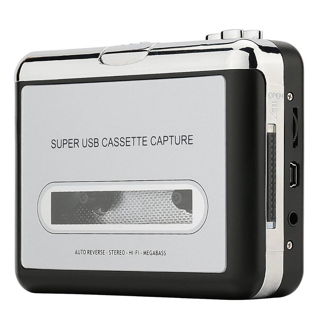 USB変換プレーヤー カセットテープ用 オートリバース機能搭載