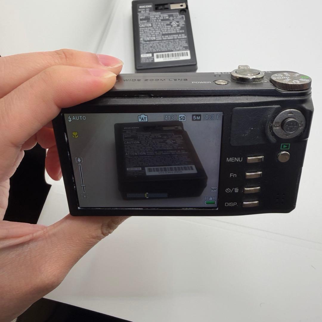 【SDHCカード16GB付】RICOH コンデジ CX3 ブラック