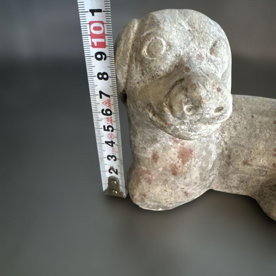 蔵出し　土人形のような犬　ヴィンテージ