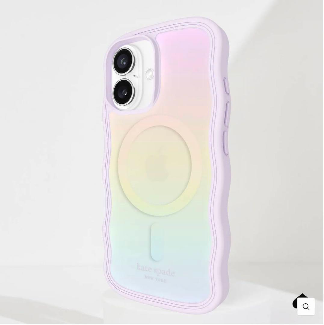 ケイトスペード iPhone17ケース Wavy Opal MagSafe