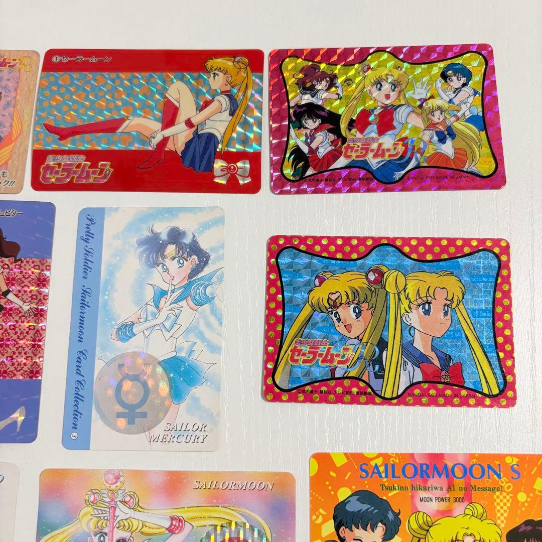 セーラームーン カード アマダ BANDAI レア レトロ 21点