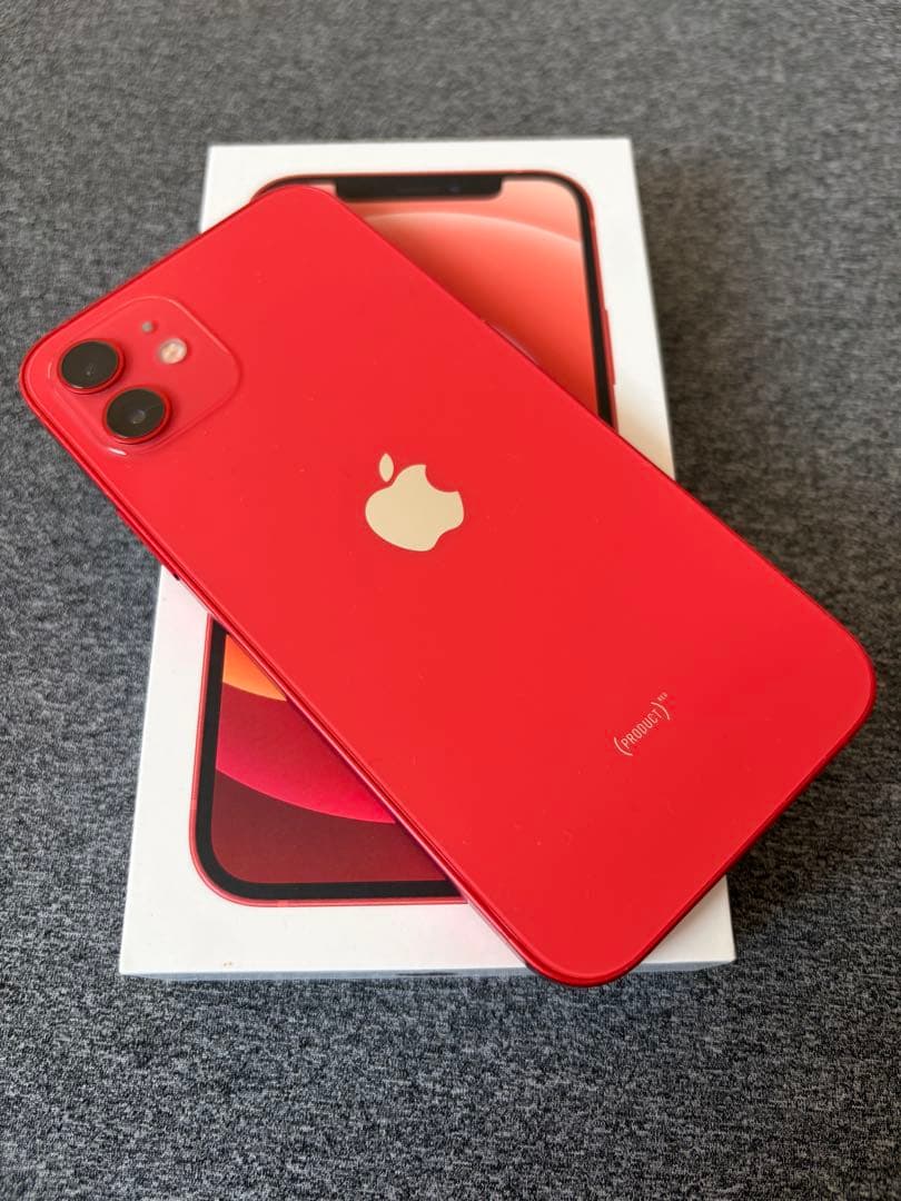 美品!!iPhone 12 128GB RED