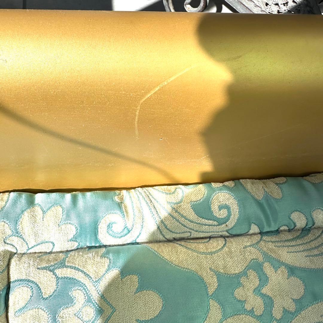 ペット用ソファ　台座　ゴールド　クッション付き