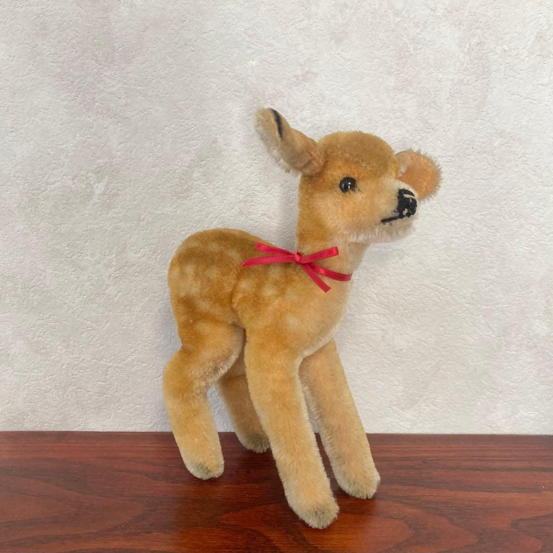バンビ　シカ　ぬいぐるみ　ドイツ　ヴィンテージ