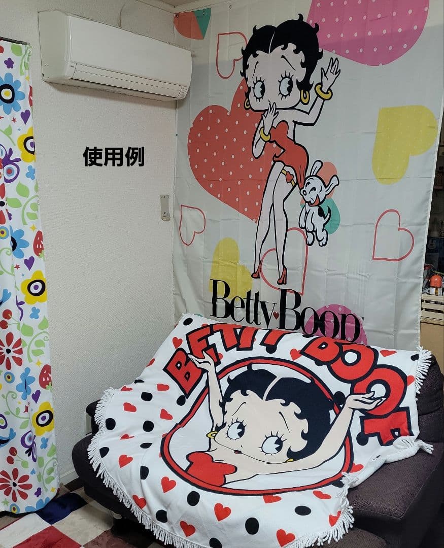 おまけ付き ベティちゃん 使い方色々 万能ビーチタオル①