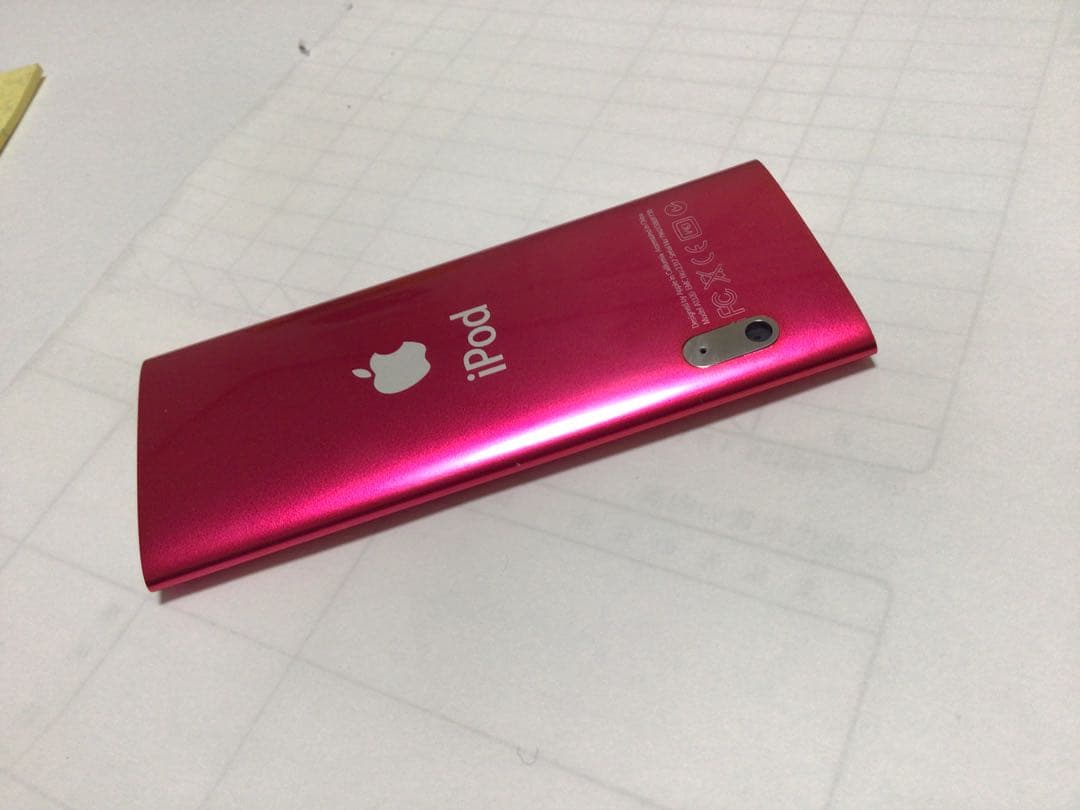 iPod nano 5世代16GBピンクno. 246バッテリー交換済作動品