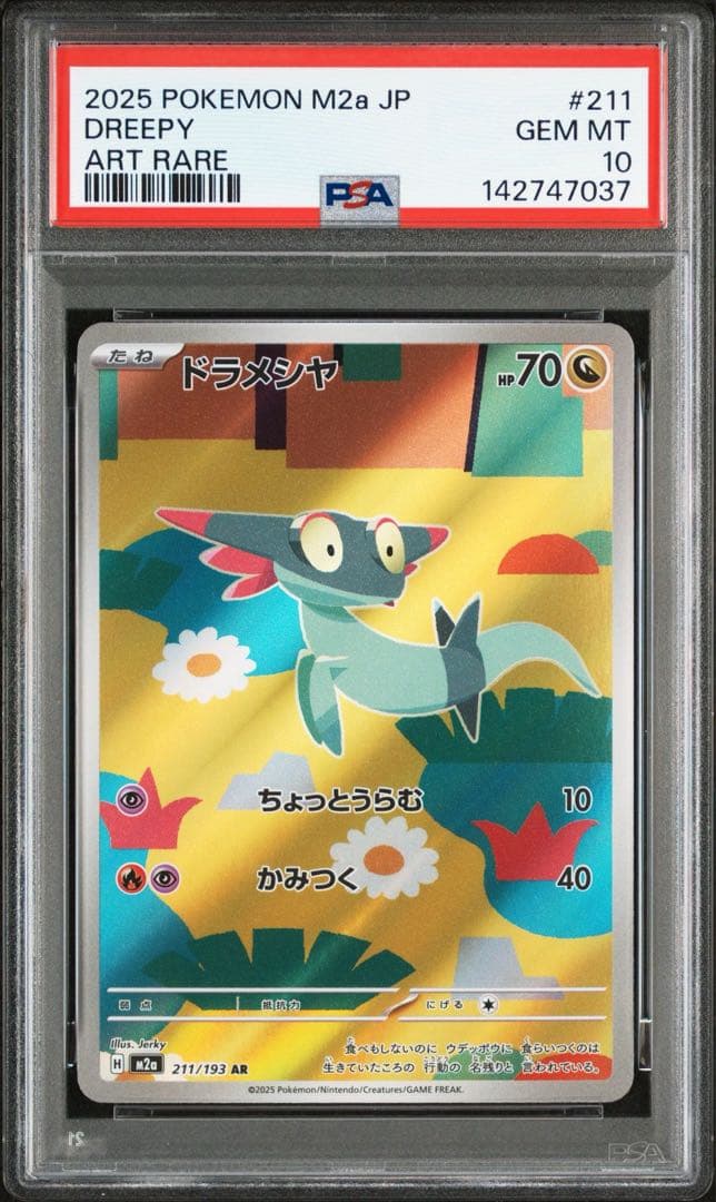 連番　PSA10 ドラメシア　ドロンチ　AR megaドリームex