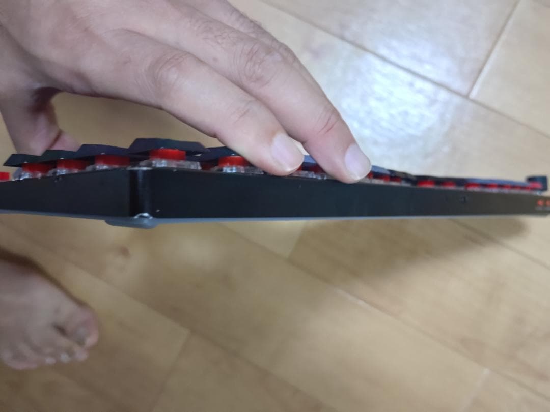 Keychron K15 PRO 赤軸 アリスレイアウト ロープロファイル