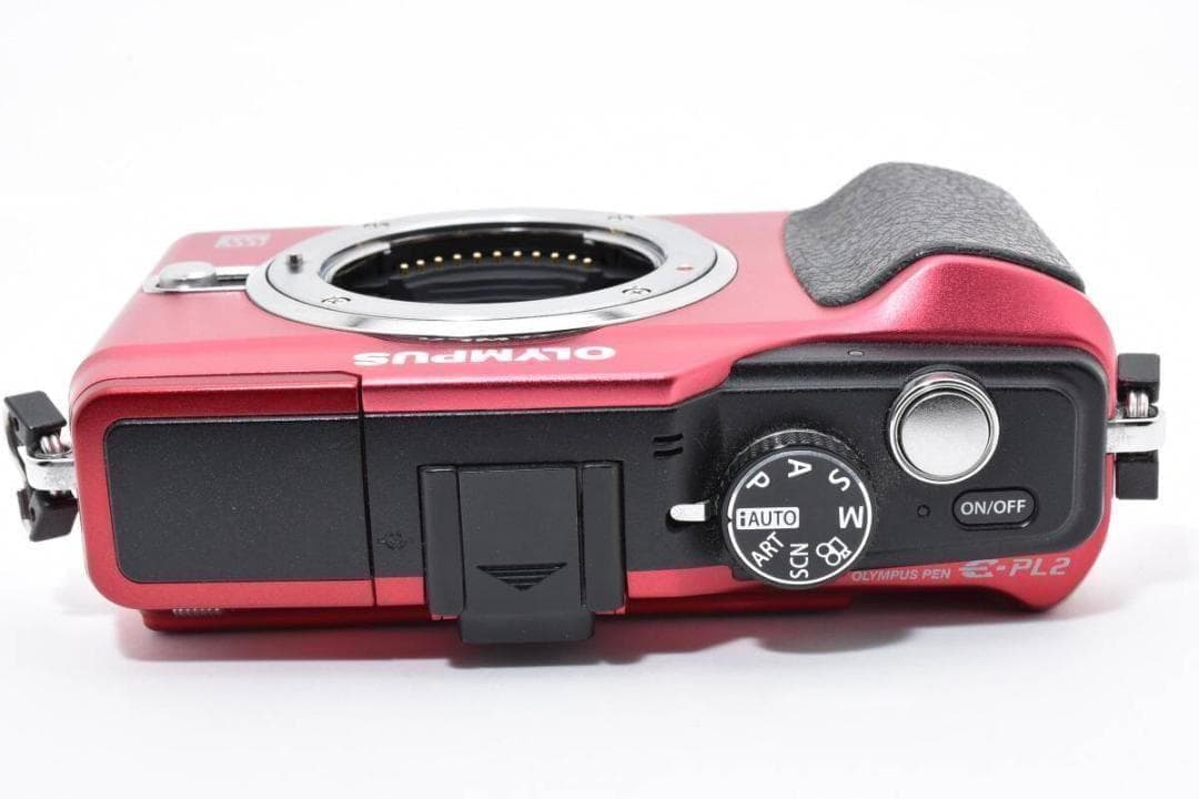 美品　OLYMPUS PEN E-PL2 ボディ レッド S数860回 A455