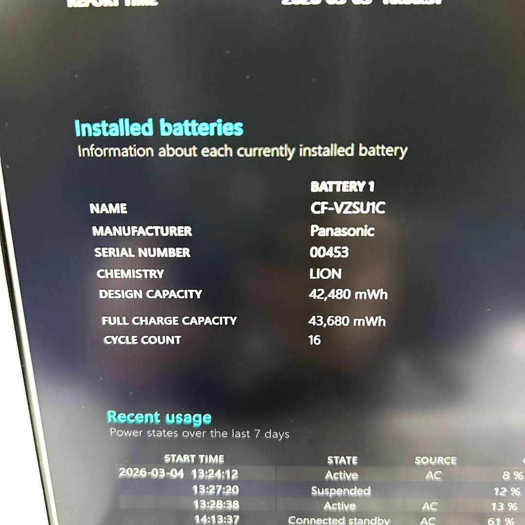 超美品 Panasonic Let's note SV9 バッテリー新品 LTE