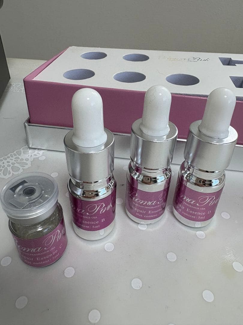 追記【アフタークリーム付き】美品☆ローマピンク LEDマシン　おまけ付き♪