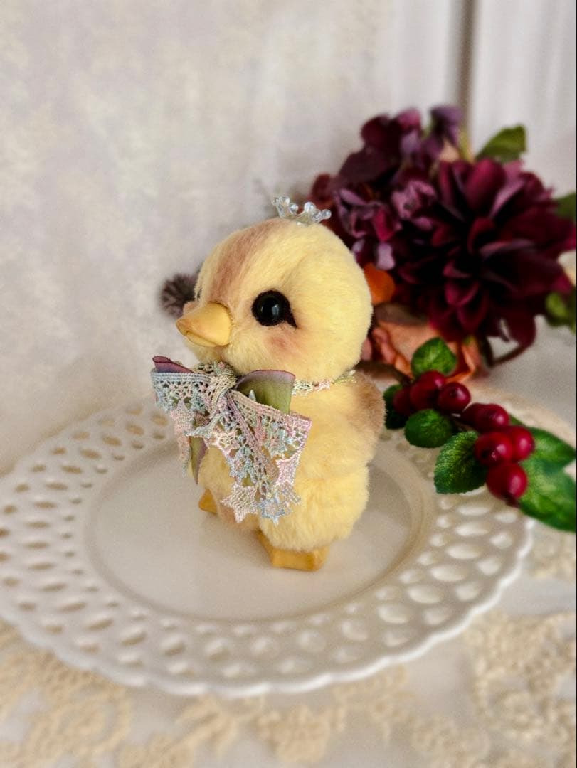 ☆★ハンドメイドぬいぐるみ★☆ Kingアヒルベビーちゃん