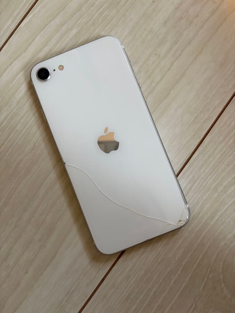 Apple iPhone第二世代　ホワイト 画面・背面にひびあり