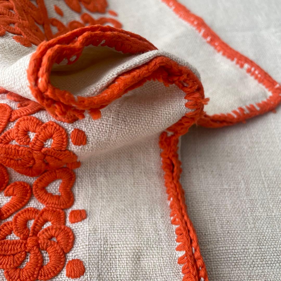 La Renaissance至宝イーラーショシュ希少橙54c聖なる刺繍伝統守護
