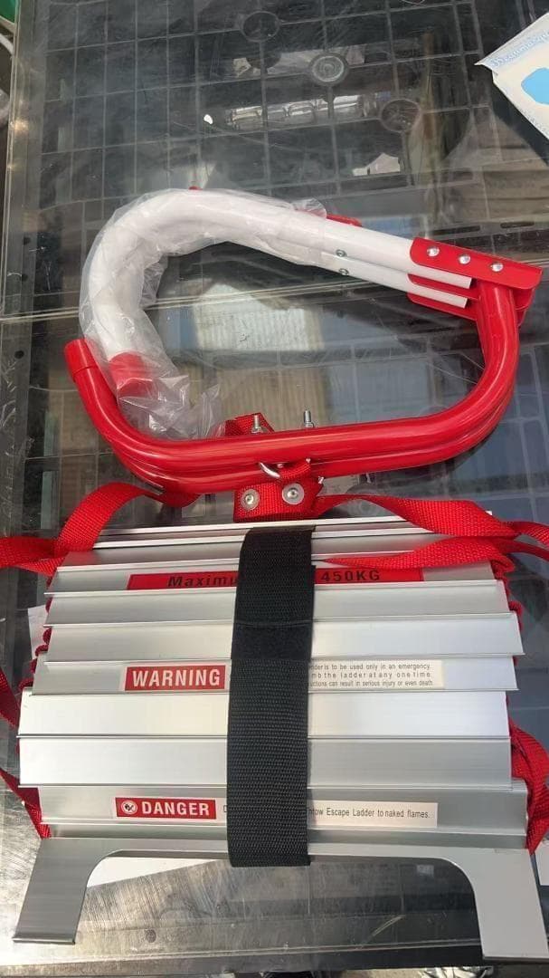 中古 避難はしご 2階 4m 災害用T0128つり下げはしご 避難用 緊急 救急