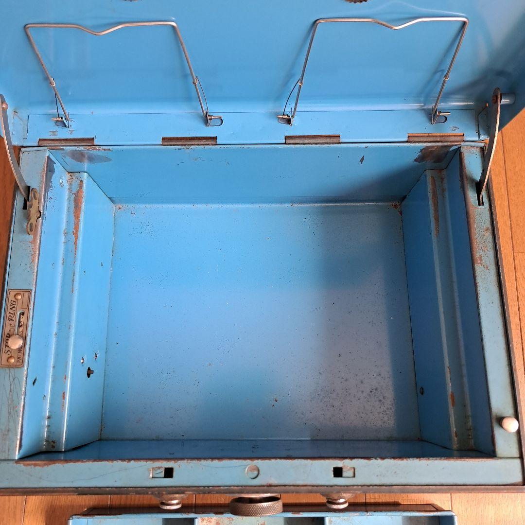 レトロ・アンティーク手提げ金庫 YAMATO CASH BOX 　カギ付き