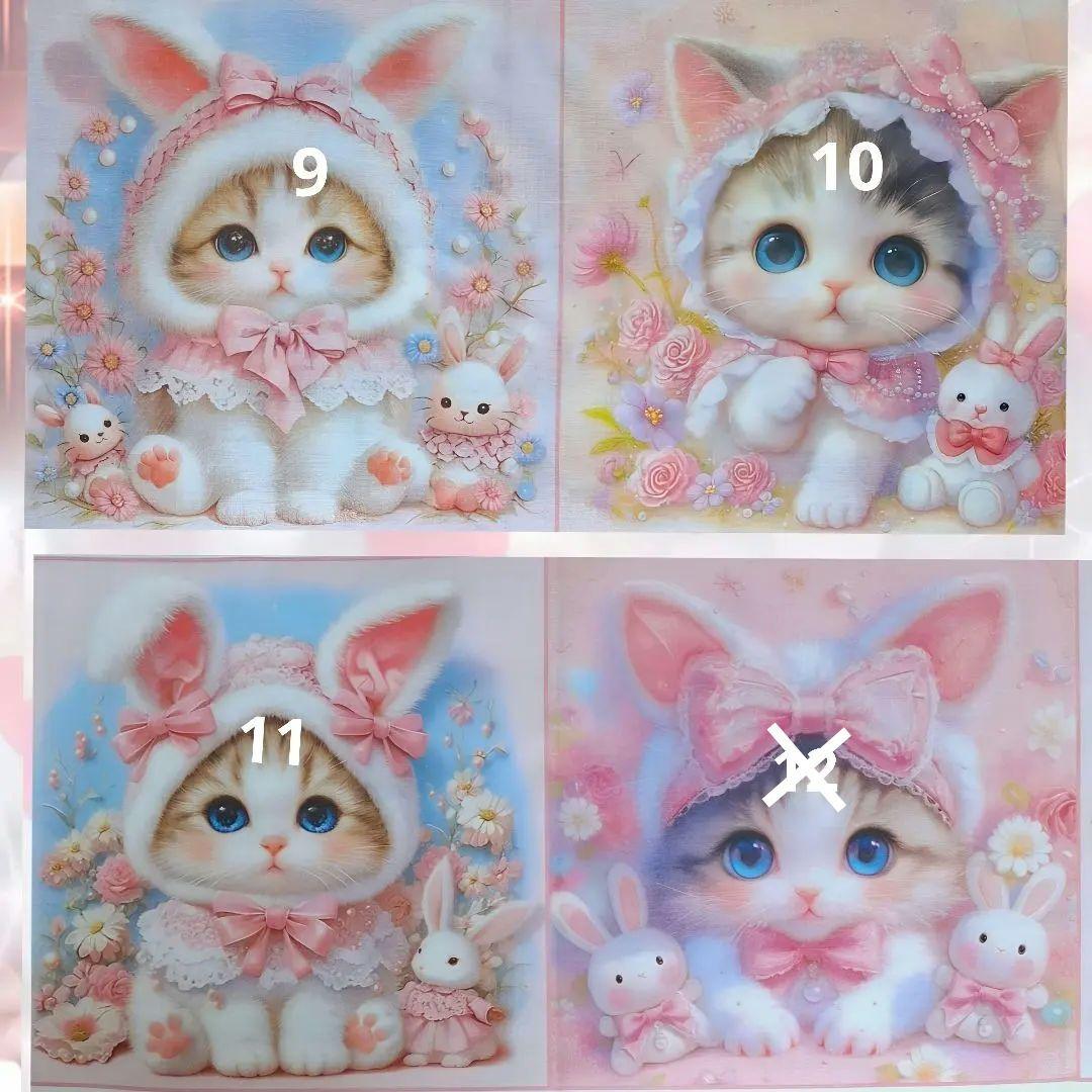 オーダー用在庫パネル♥️ハンドメイド品　過去の在庫分可愛い猫②
