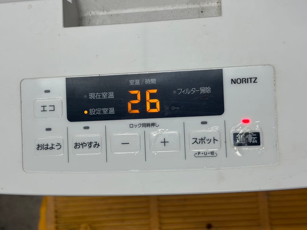 ノーリツ LPガス用 GFH-4006S-W5 ガスファンヒーター 中古品