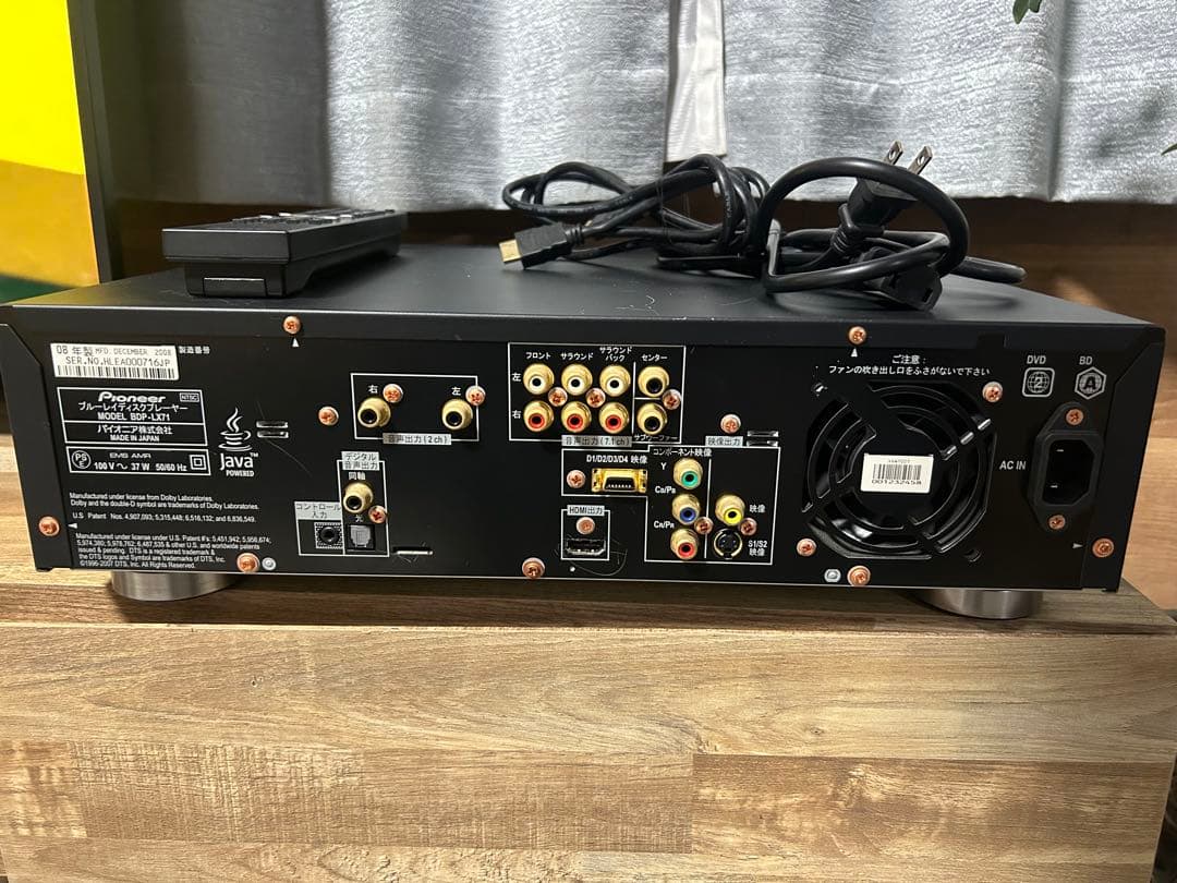 Pioneer ブルーレイディスクプレイヤー BDP-LX71 リモコン付き
