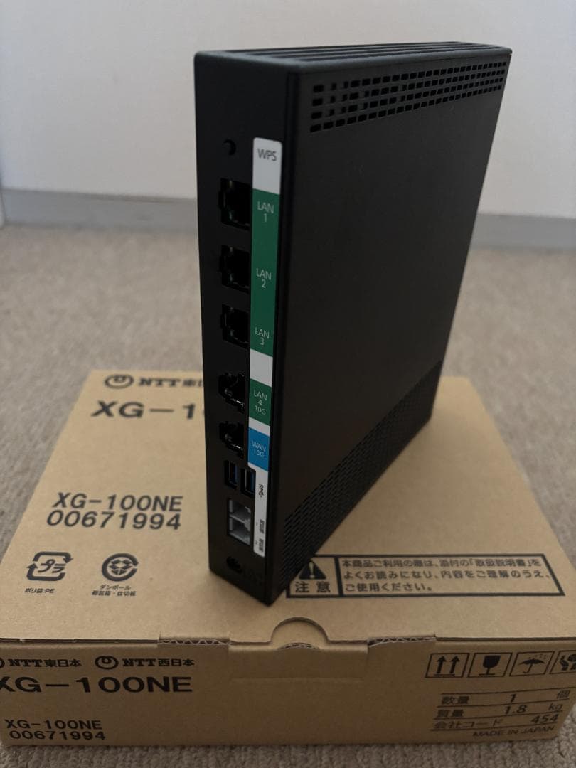 NTT XG-100NE 10ギガ対応 ルーター 本体
