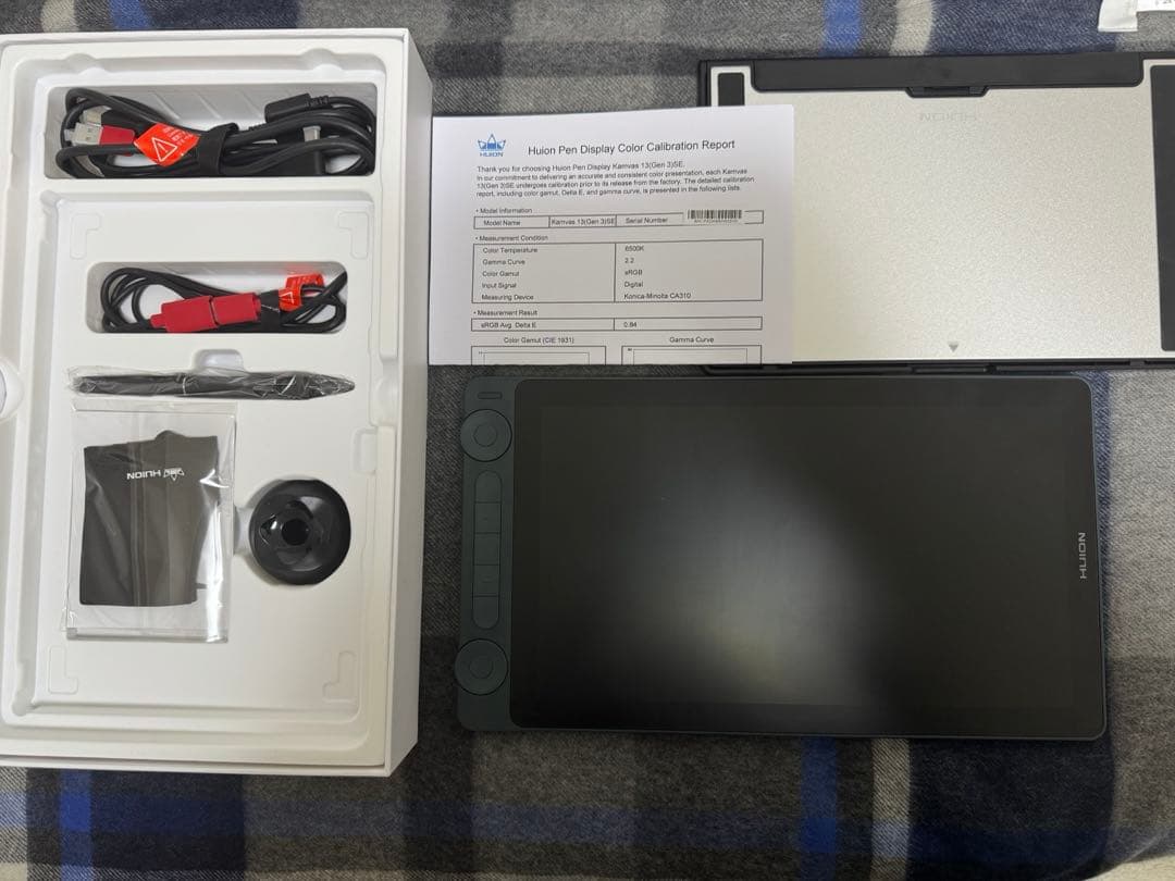 【新品開封確認のみ】HUION 液晶ペンタブレット Kamvas Gen3 SE