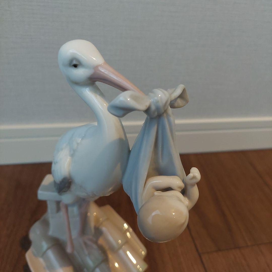 リヤドロ　コウノトリの贈り物　美品