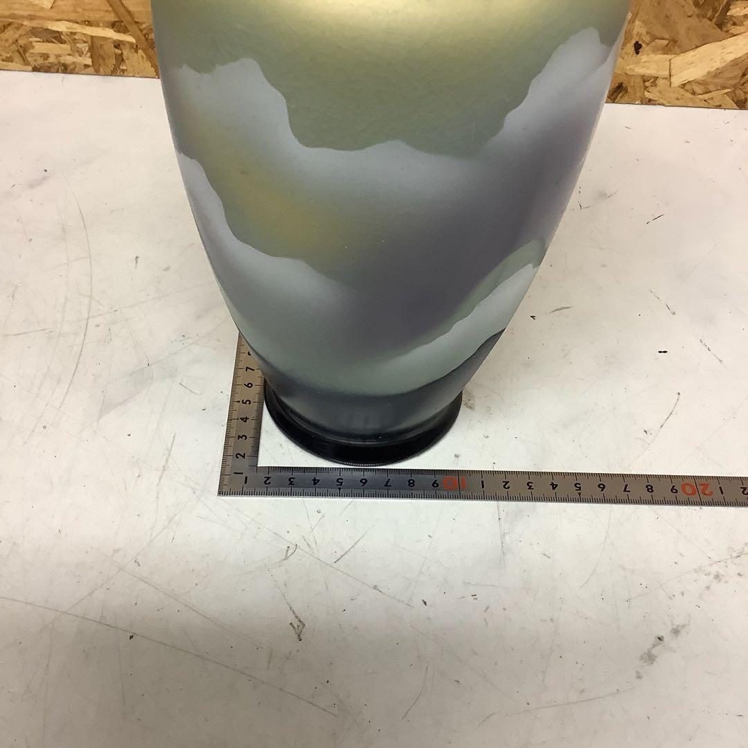 和モダングラデーション陶器花瓶大型（ら-98）