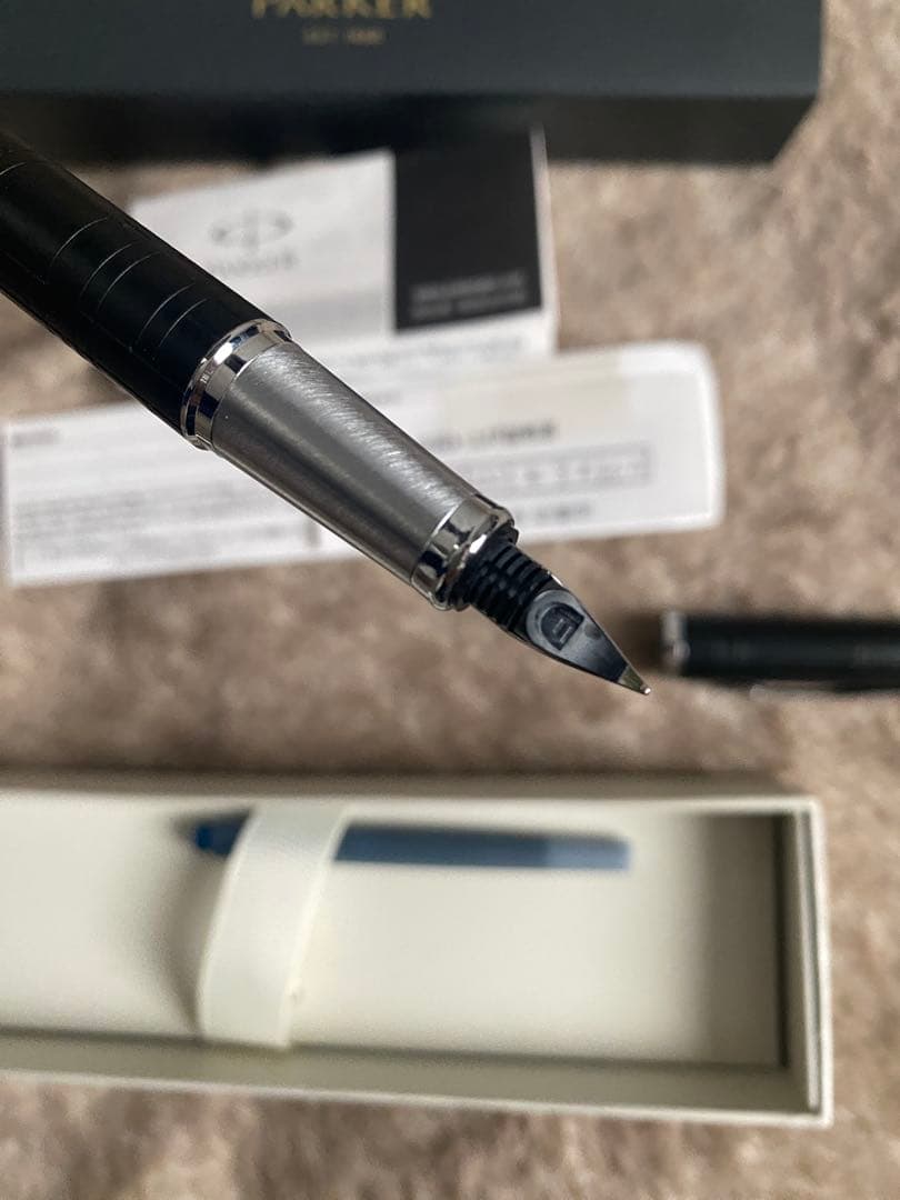 Parker 万年筆 新品同様 箱付 インク付
