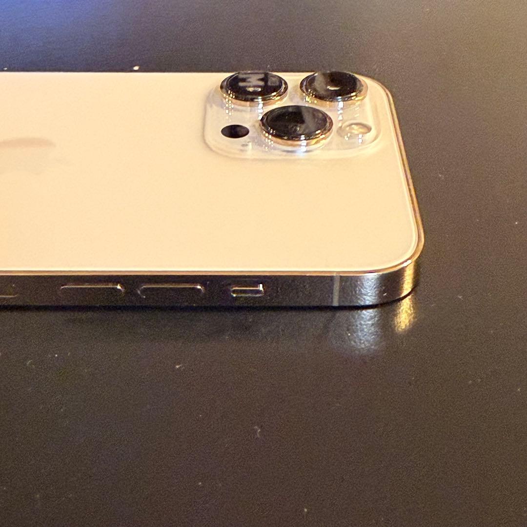 美品 iPhone 13 Pro Max 128GB ゴールド 箱・ケース付